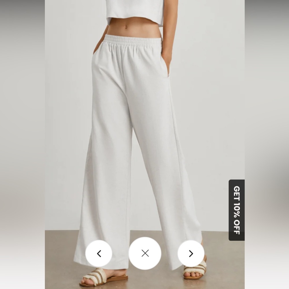 Commense Catalina Cotton Linen Pants size S